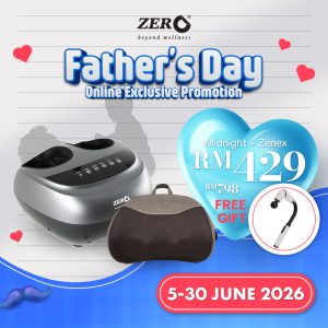 Midnight Foot Massager Bundle With Zenex Massage Pillow (Freegift: J-relief)