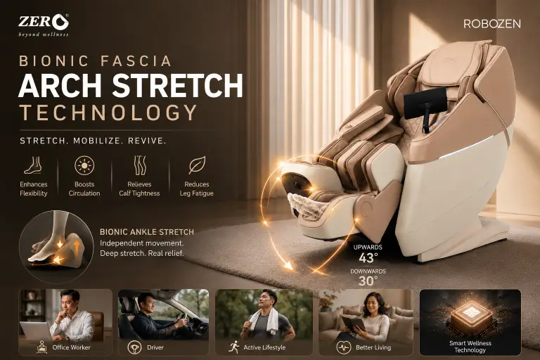 Robozen Massage Chair: Rewriting Relaxation with Bionic Fascia Arch Stretch