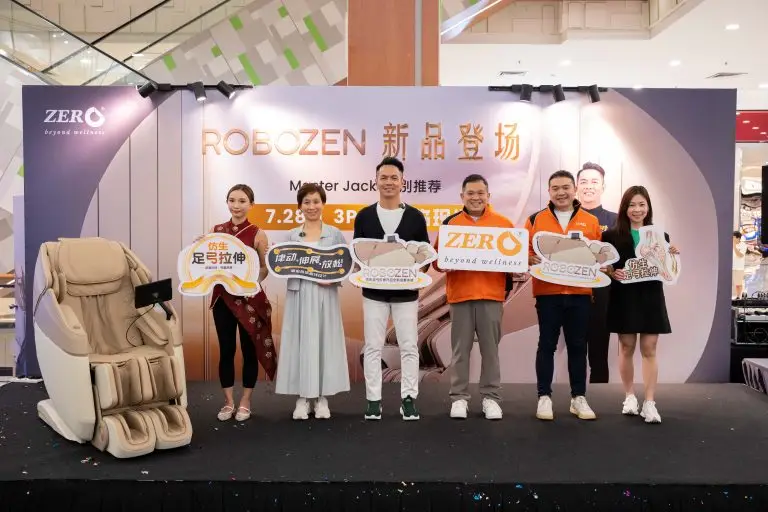 ZERO Healthcare Lancar Kerusi Urut Robozen Bersama Master Jack dan Juara Urutan Dunia Lim Sim Zher