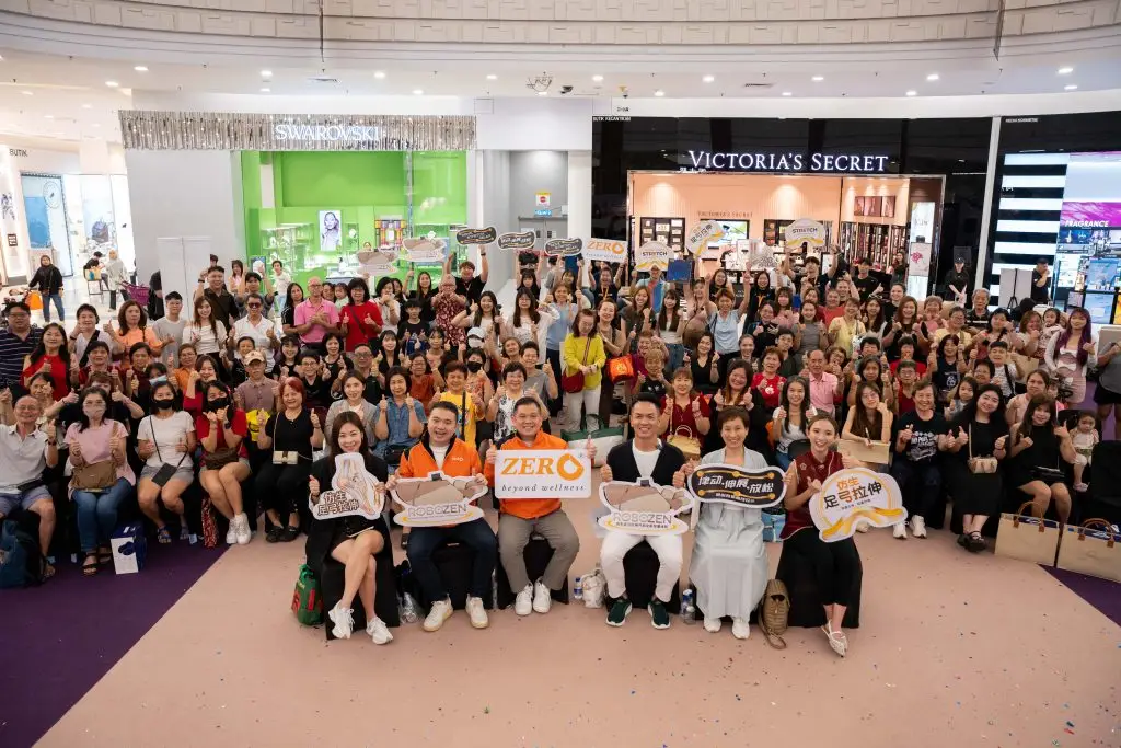 ZERO Healthcare Robozen Massage Chair Launch featuring World Massage Champion Lim Sim Zher and Master Jack.